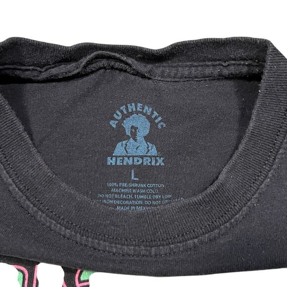 Jimi Hendrix North California Folk Festival Reprint Cotton T-Shirt Mens Large - Picture 4 of 4